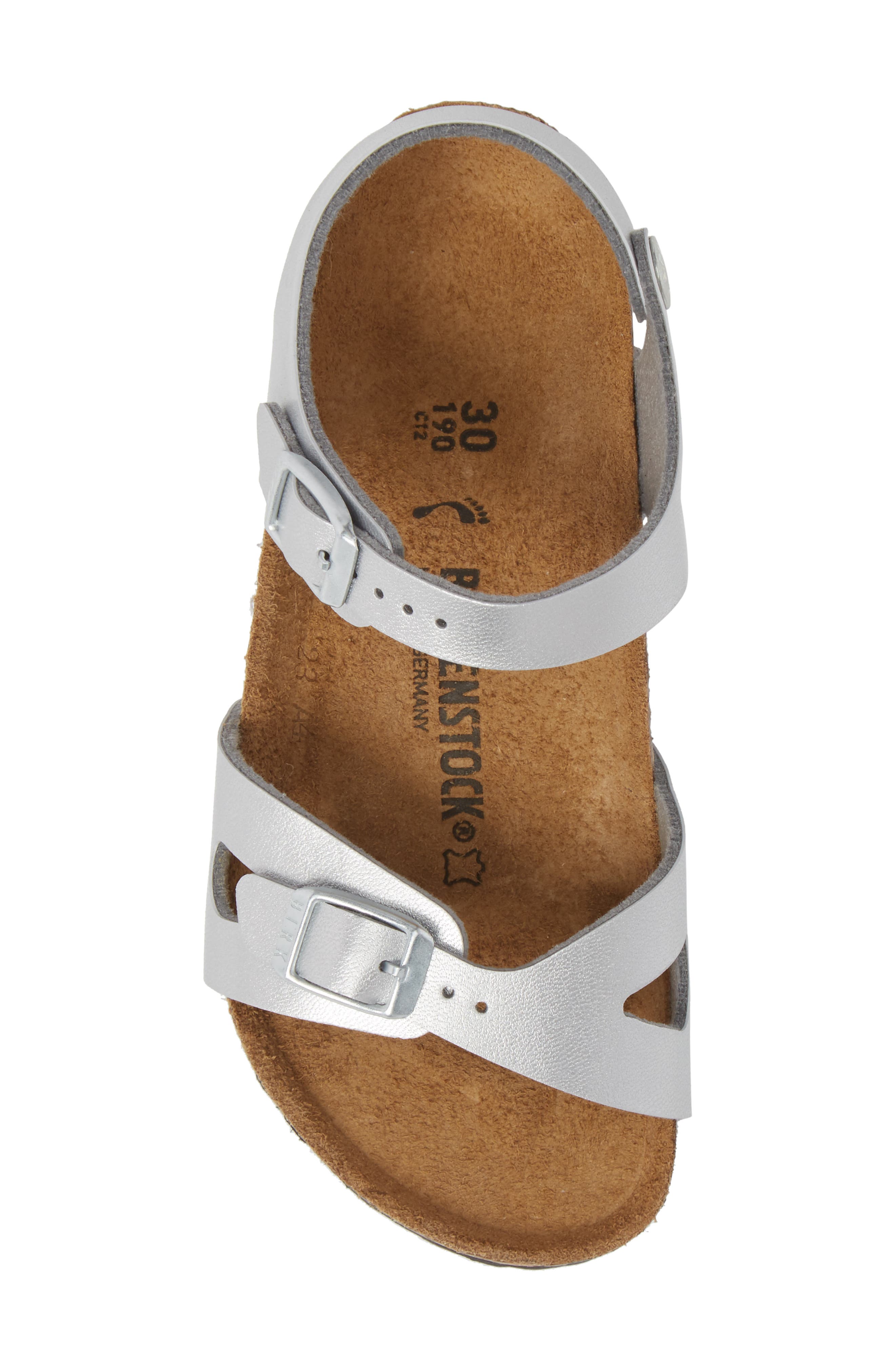 Birkenstock Rio Metallic Sandal, Alternate, color, 