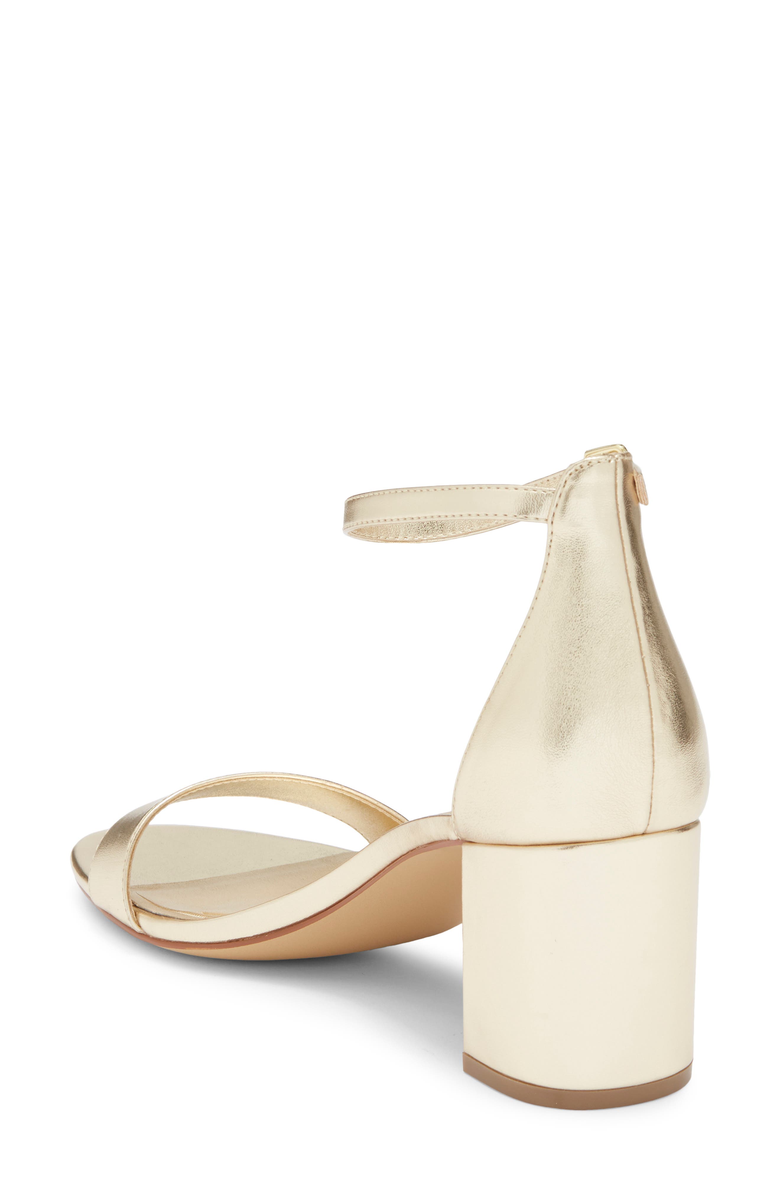 Frenchie Block Heel Ankle Strap Sandal - image 4