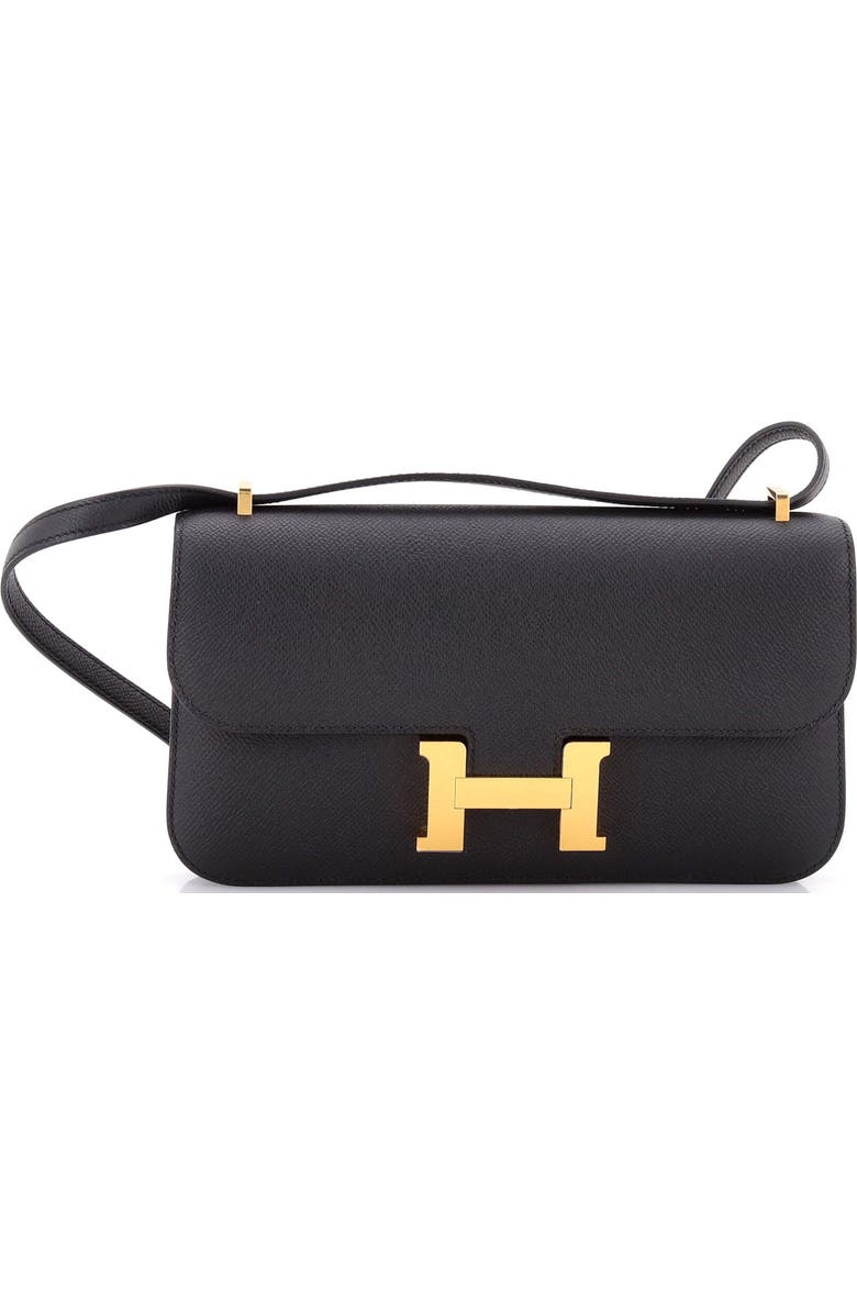 Pre-Owned Hermes Constance Elan NM Bag Epsom 25, Main, color, Noir
