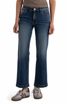 KUT from the Kloth Pattie High Waist Straight Leg Jeans
