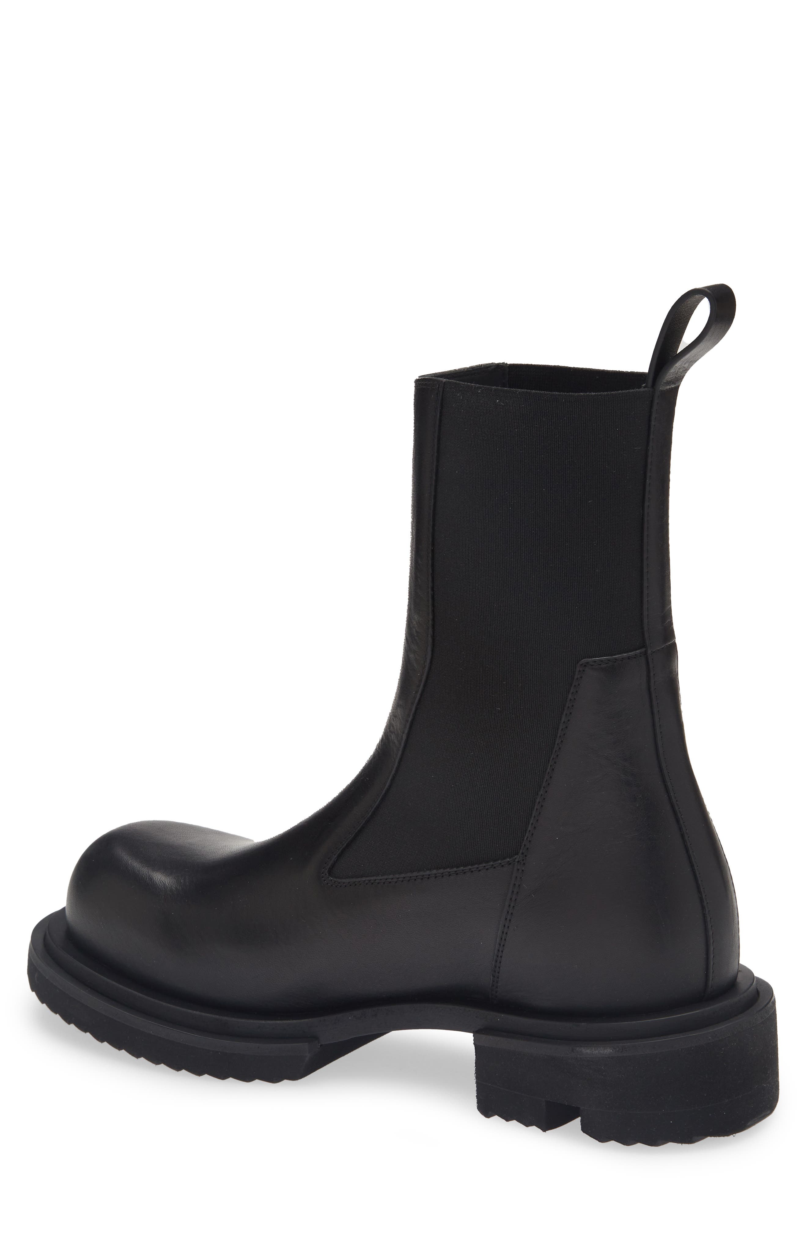 Rick Owens Stivali Beatle Bogun Chelsea Boot, Alternate, color, Black