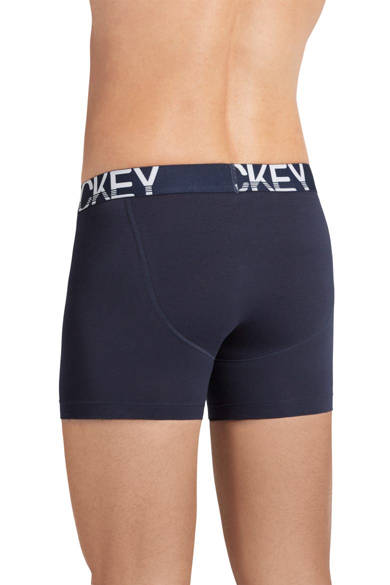 Mens ActiveStretch 4" Boxer Brief - 6 Pack, Alternate, color, True Navy/Grey Heather