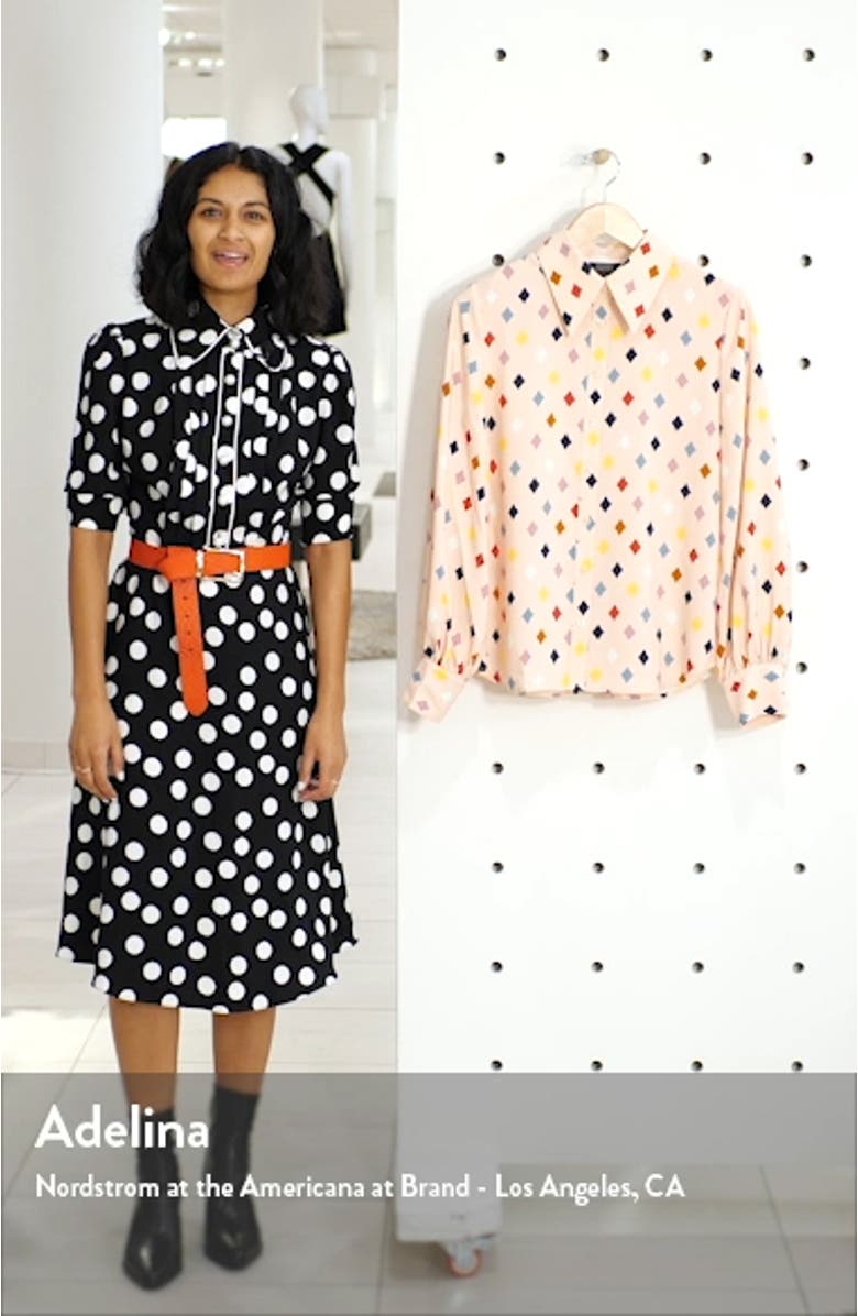 x Atlantic-Pacific Puff Sleeve Button-Up Shirt, sales video thumbnail