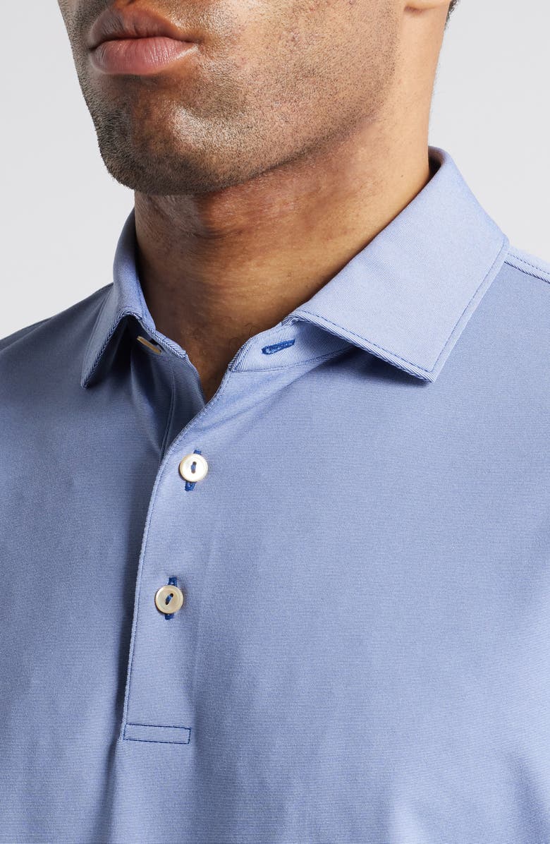 Peter Millar Andover Solid Performance Jersey Polo, Alternate, color, Sport Navy
