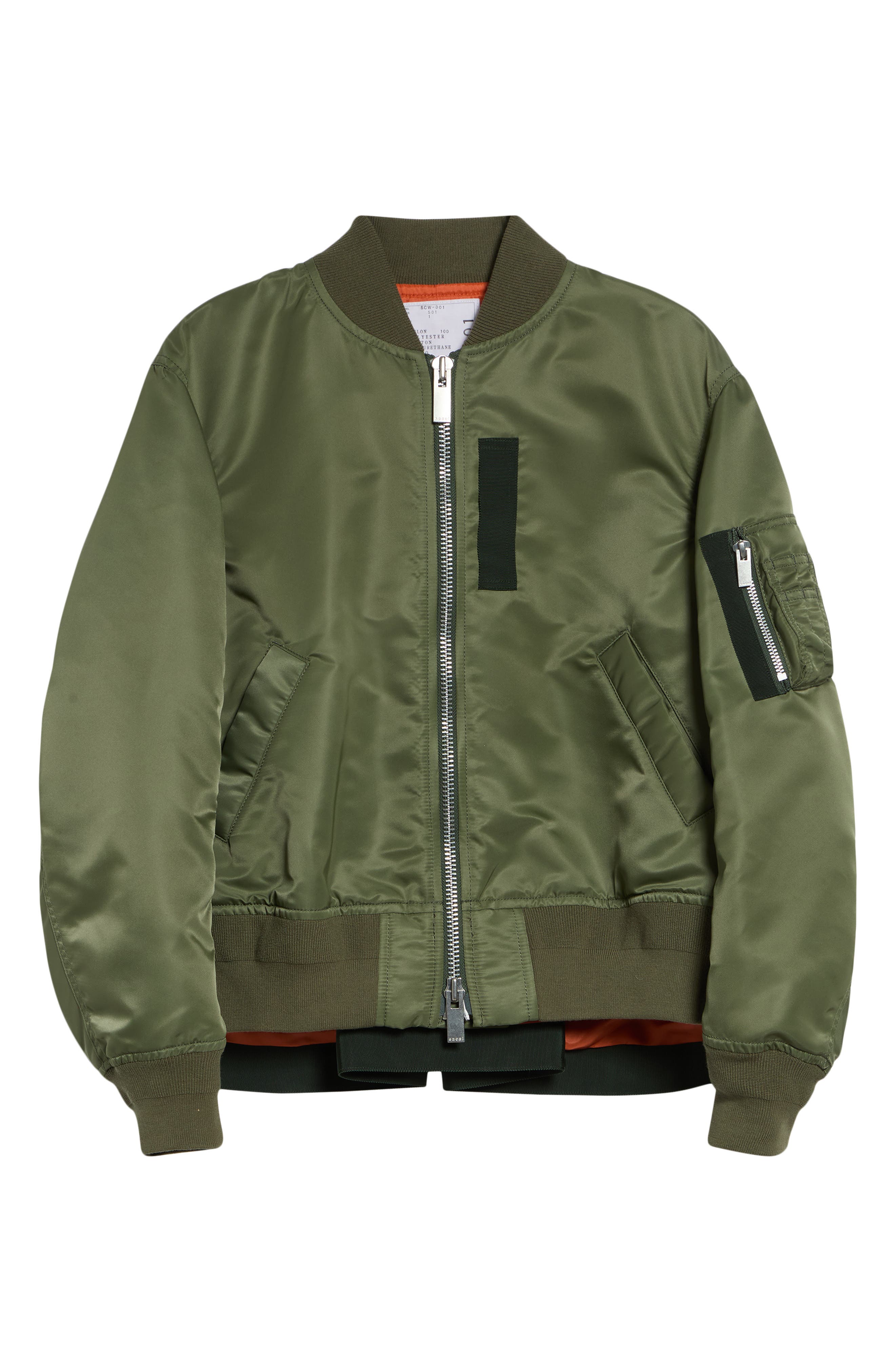 Sacai Carhartt WIP Leather Jacket | Nordstrom