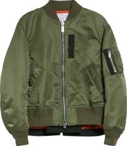 Sacai Nylon Twill Bomber Jacket