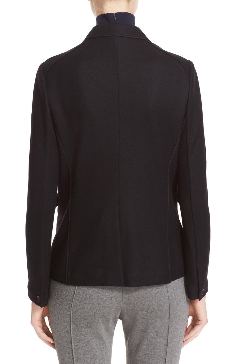 Club Wool Blazer, Alternate, color, BLACK