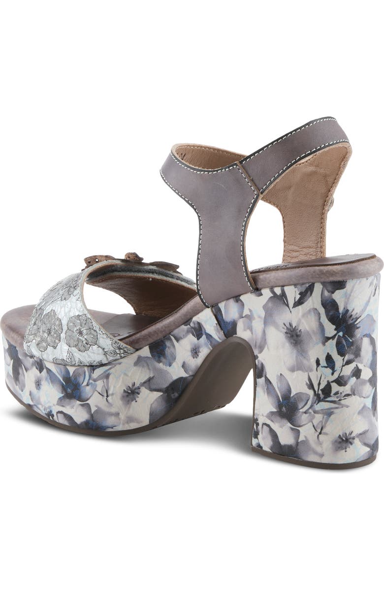 L'Artiste by Spring Step Felis Platform Sandal, Alternate, color, Grey Multi