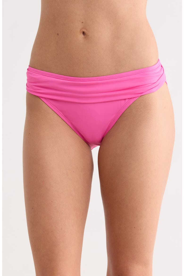 Julie Hipster Bikini Bottoms, Main, color, AZALEA