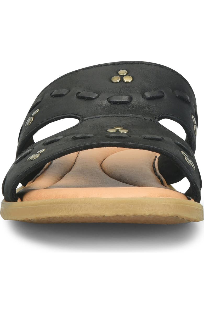 Børn Benita Slide Sandal, Alternate, color, Black Nubuck