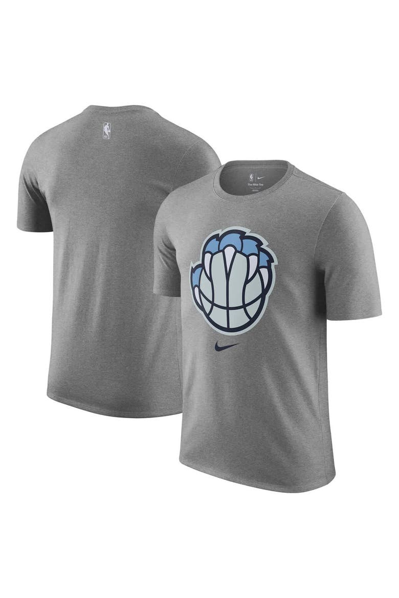 Men's Nike  Heather Gray Memphis Grizzlies 2025/26 City Edition Remix Essential Logo T-Shirt, Main, color, Heather Gray