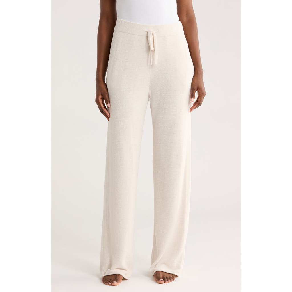Barefoot Dreams ® Cozychic® Ultra Lite® Rib Rolled Edge Pants In White