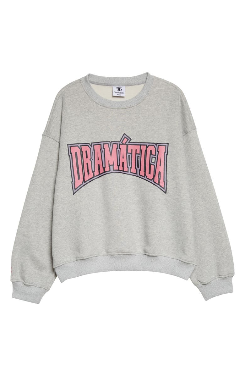 Bella Doña Dramatica Varsity Sweatshirt, Alternate, color, 
