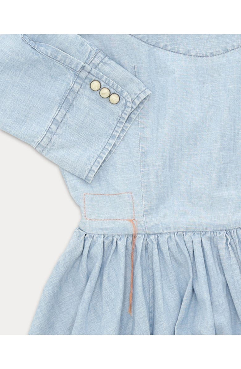 Fortela Chambray Dress, Alternate, color, Bleach Wash