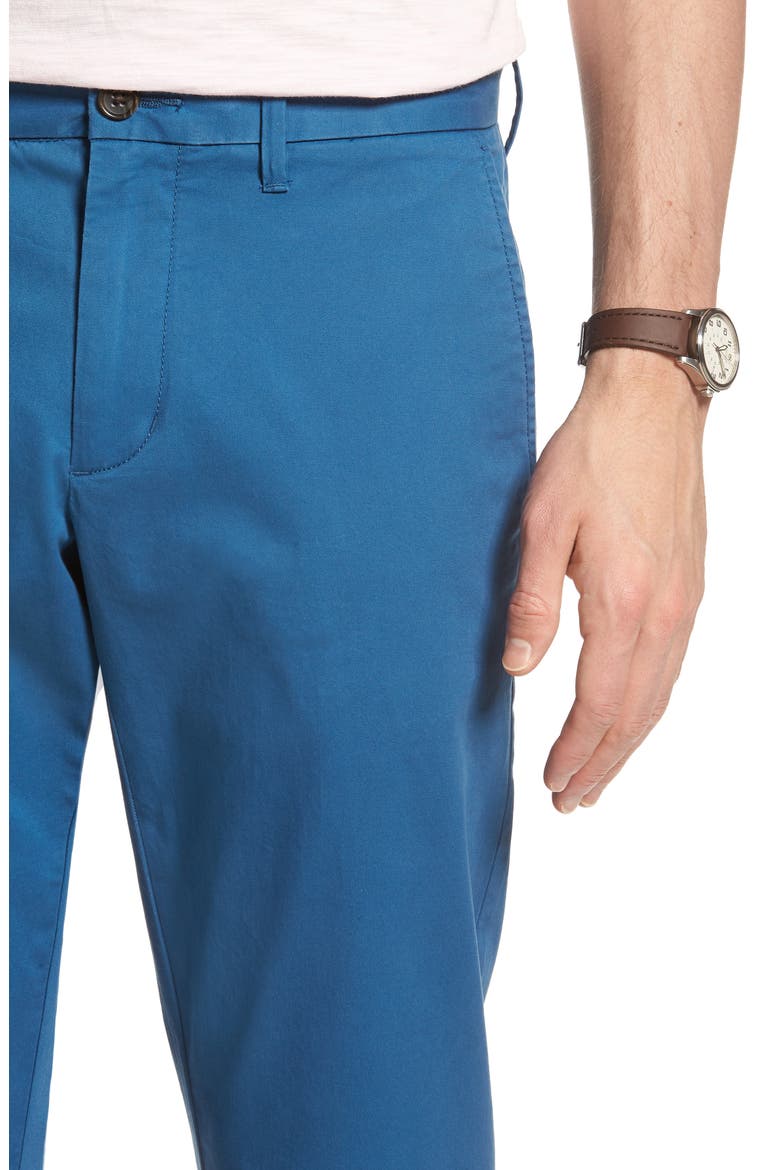 Ballard Slim Fit Stretch Chino Pants, Alternate, color, BLUE DARK