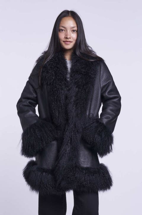 Tuxedo Shearling Jacket
