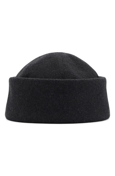 Cuffed Felt Beanie