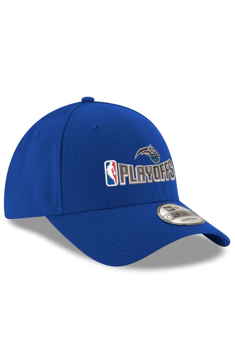New Era Men's New Era  Blue Orlando Magic 2025 NBA Playoffs 9FORTY Adjustable Hat, Alternate, color, 