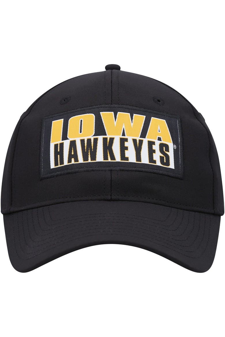 Men's Colosseum  Black Iowa Hawkeyes Positraction Snapback Hat, Alternate, color, Black
