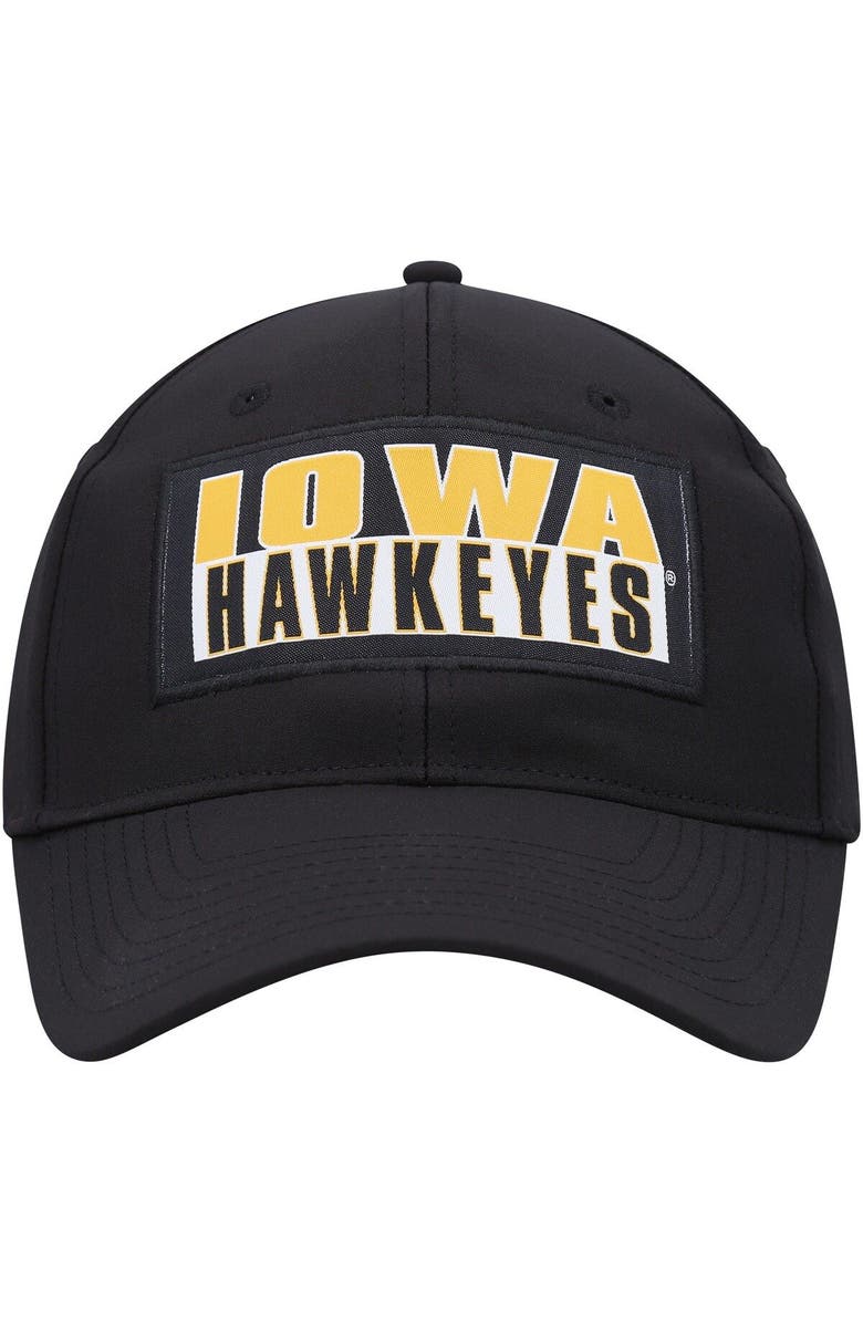 COLOSSEUM Men's Colosseum Black Iowa Hawkeyes Positraction Snapback Hat, Alternate, color, Black