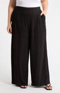 SUGARLIPS Noelia Crinkled High Waist Ankle Wide Legs