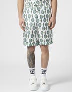 PHILIPP PLEIN Silk Drawstring Shorts Tennis Men
