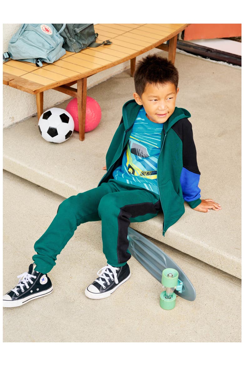 Colorblock Stripe-Out Joggers, Alternate, color, Jade