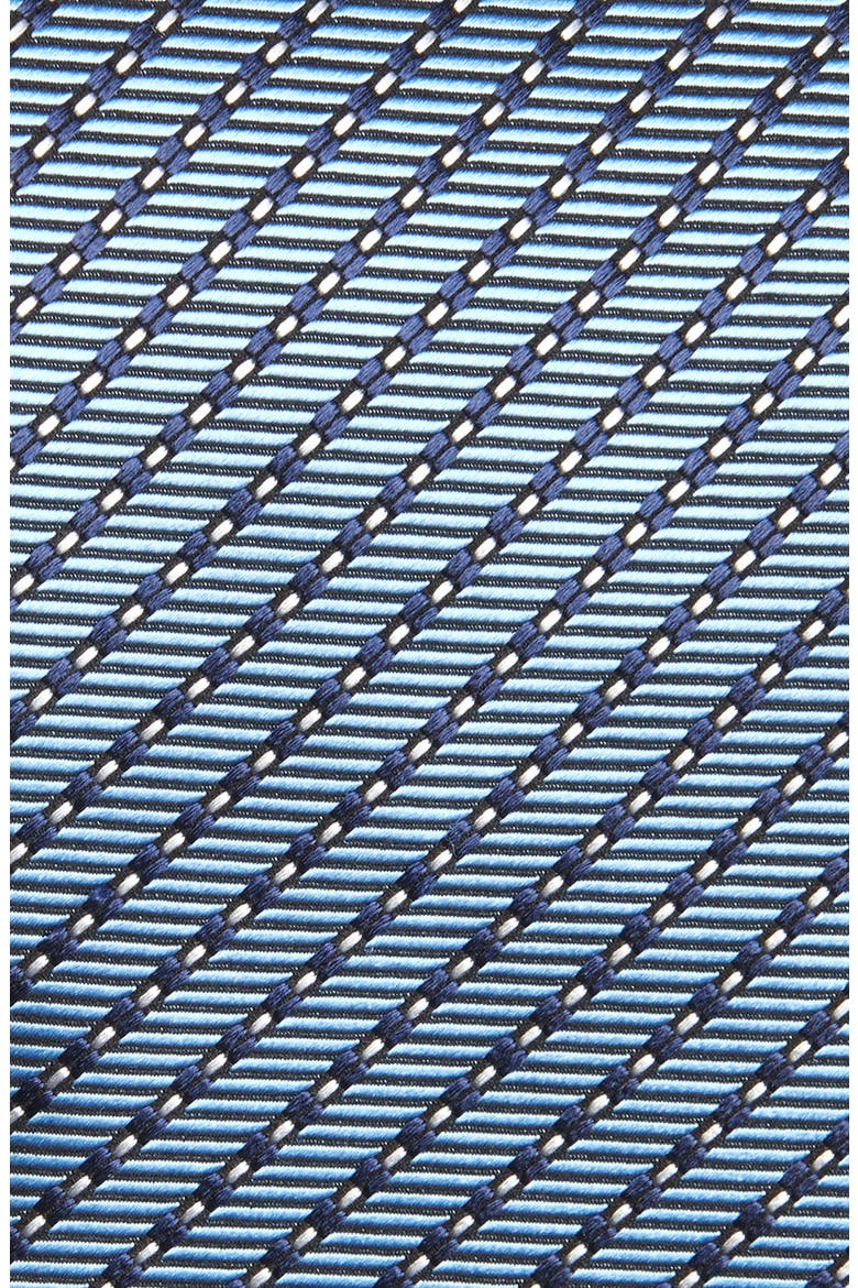 Stripe Cinque Pieghe Silk Tie, Alternate, color, LIGHT BLUE