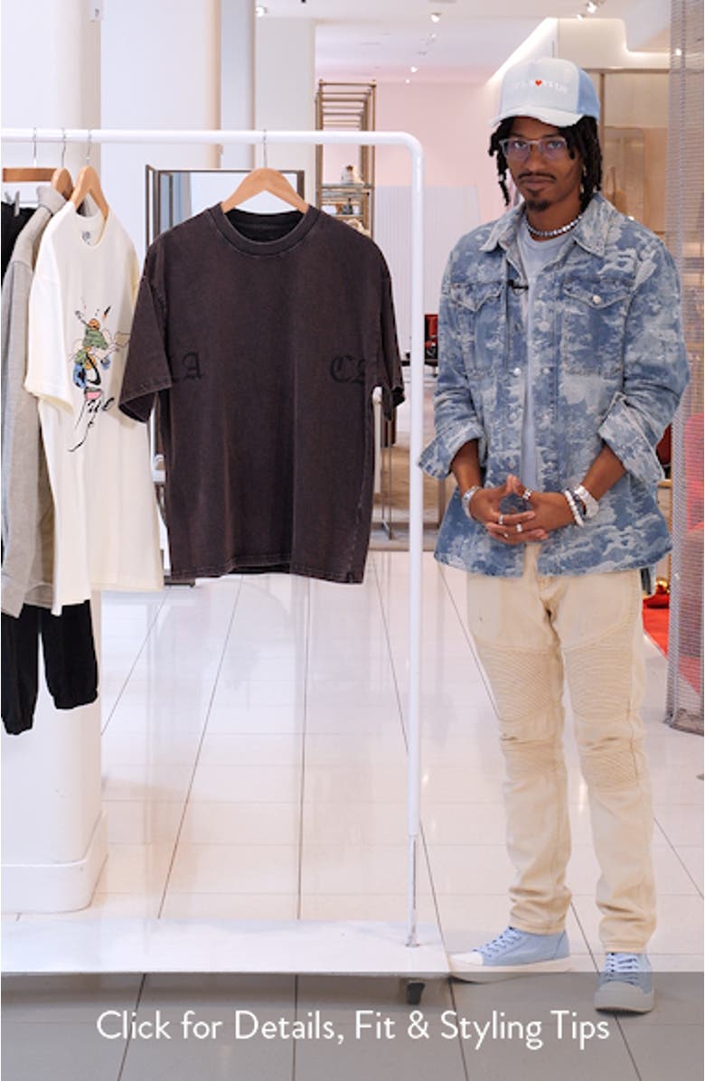 Stone Cotton Graphic T-Shirt, sales video thumbnail