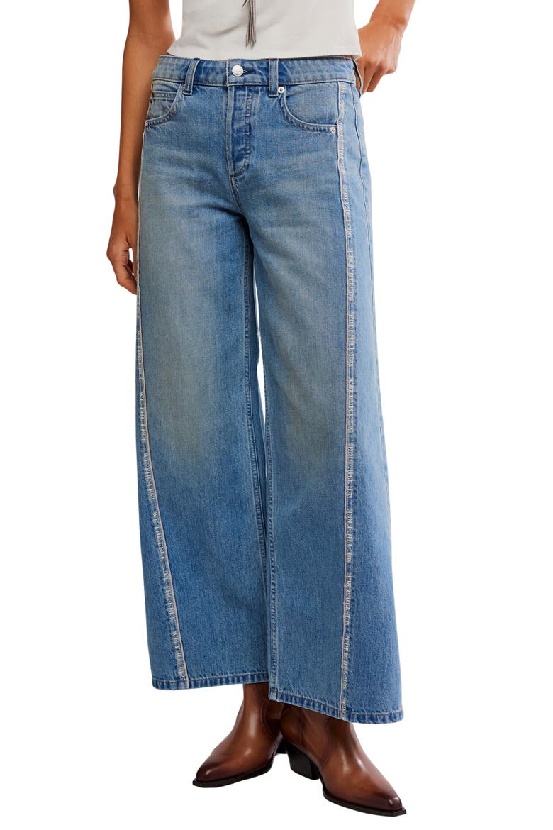 On the Edge Wide Leg Jeans, Main, color, TIPPING POINT