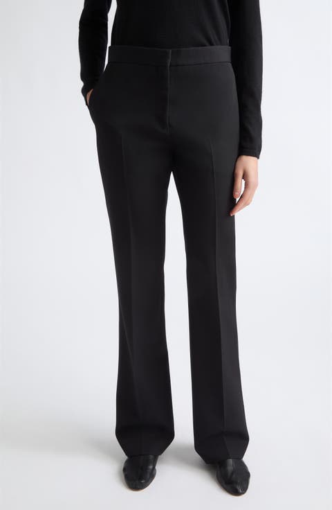 Lang Slim Leg Cropped Trousers