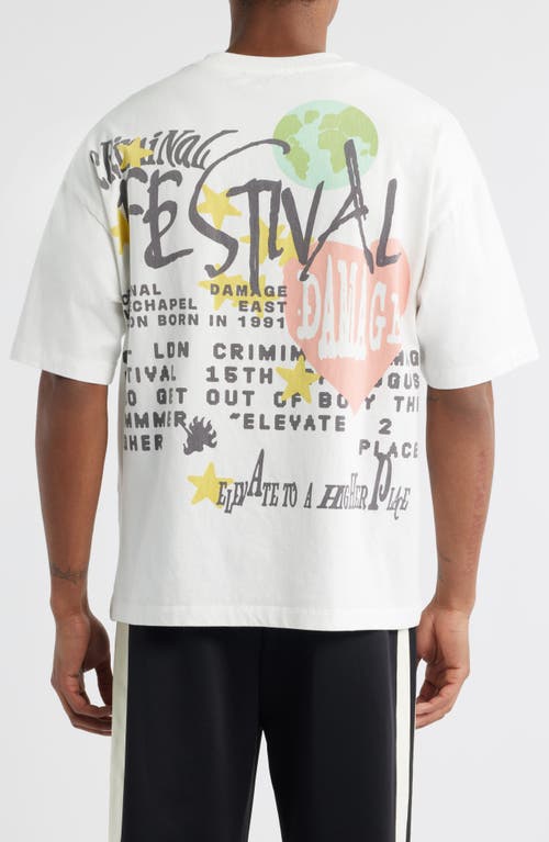 CRIMINAL DAMAGE CRIMINAL DAMAGE CD FESTIVAL GRAPHIC T-SHIRT 