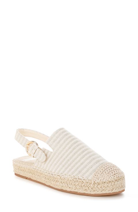 Zalli Slingback Espadrille Flat (Women)