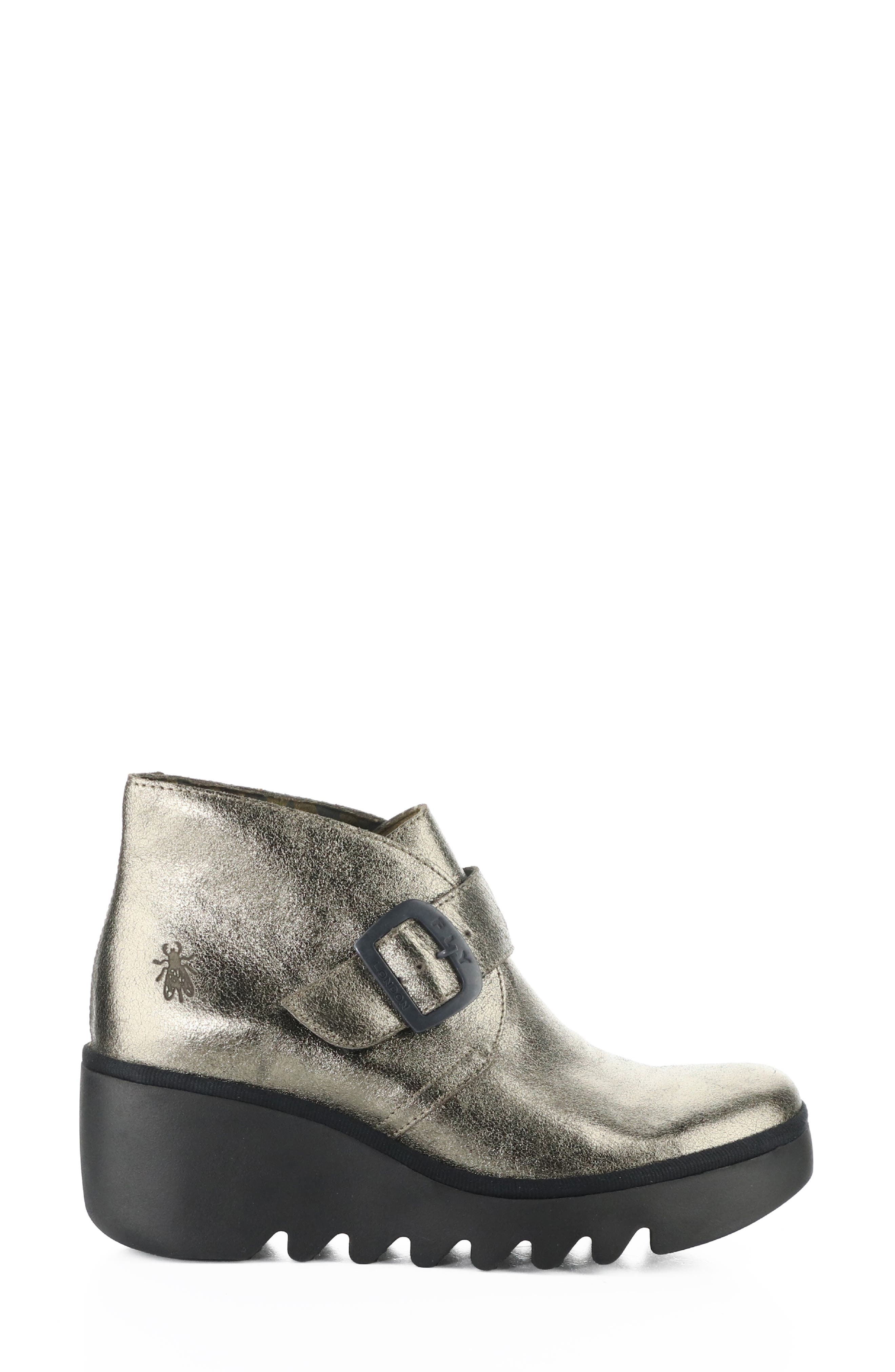 Birt Wedge Bootie, Alternate, color, 015 DK GOLD