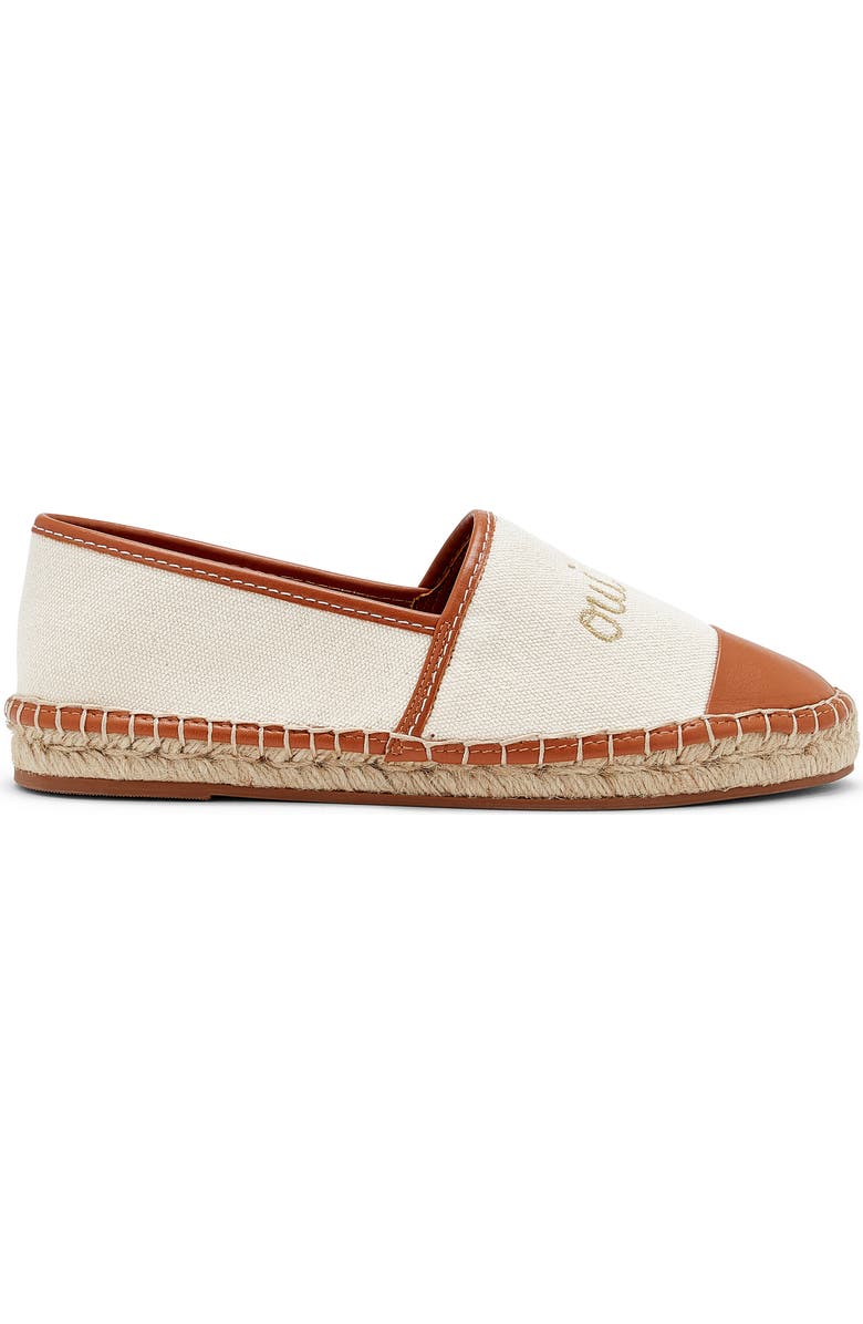 Cinq à Sept Jenna Denim Espadrille, Alternate, color, Natural/ Cognac