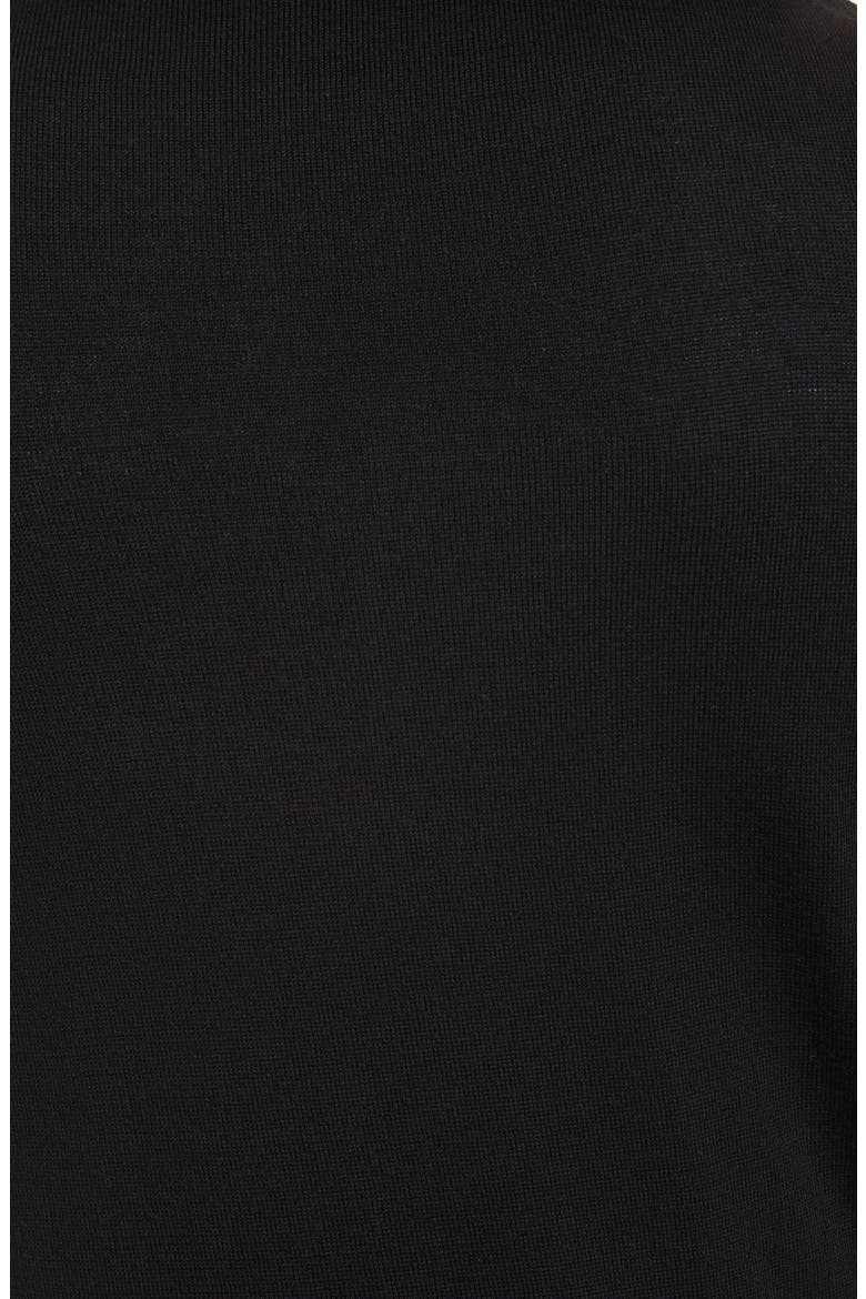 Crown Soft Merino Wool & Silk Sweater Vest, Alternate, color, BLACK