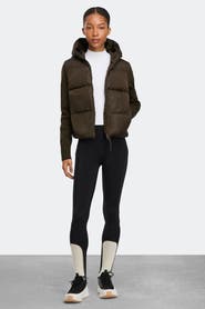 Canada Goose HyBridge® Wide Quilt Knit Hoodie Tonal Disc