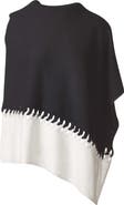 Kinross Cashmere Twist Stitch Poncho
