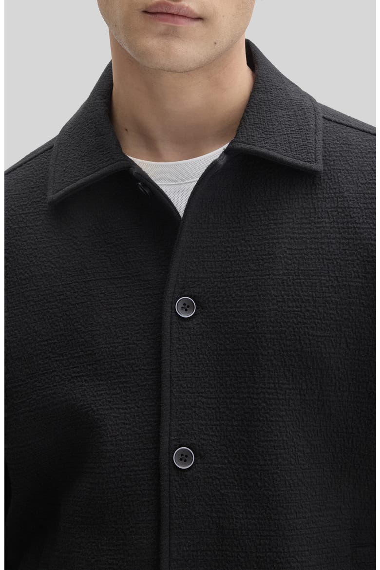 Dumas Button Front Jacket, Alternate, color, BLACK