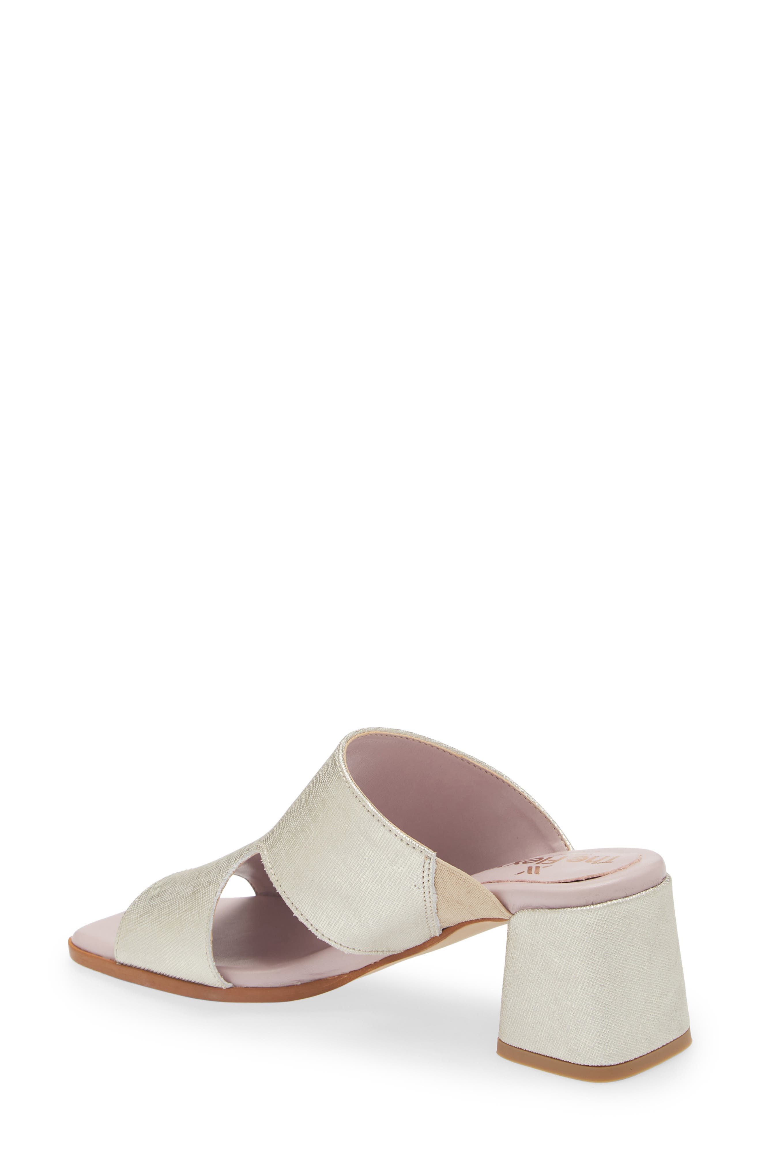 Femie Slide Sandal, Alternate, color, PLATINO