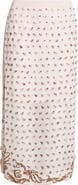 Dries Van Noten Sokna Embellished Midi Skirt