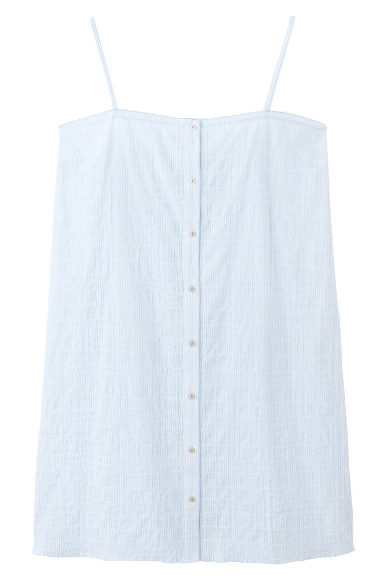 Picot Stretch Cotton Nightgown, Main, color, BLUE