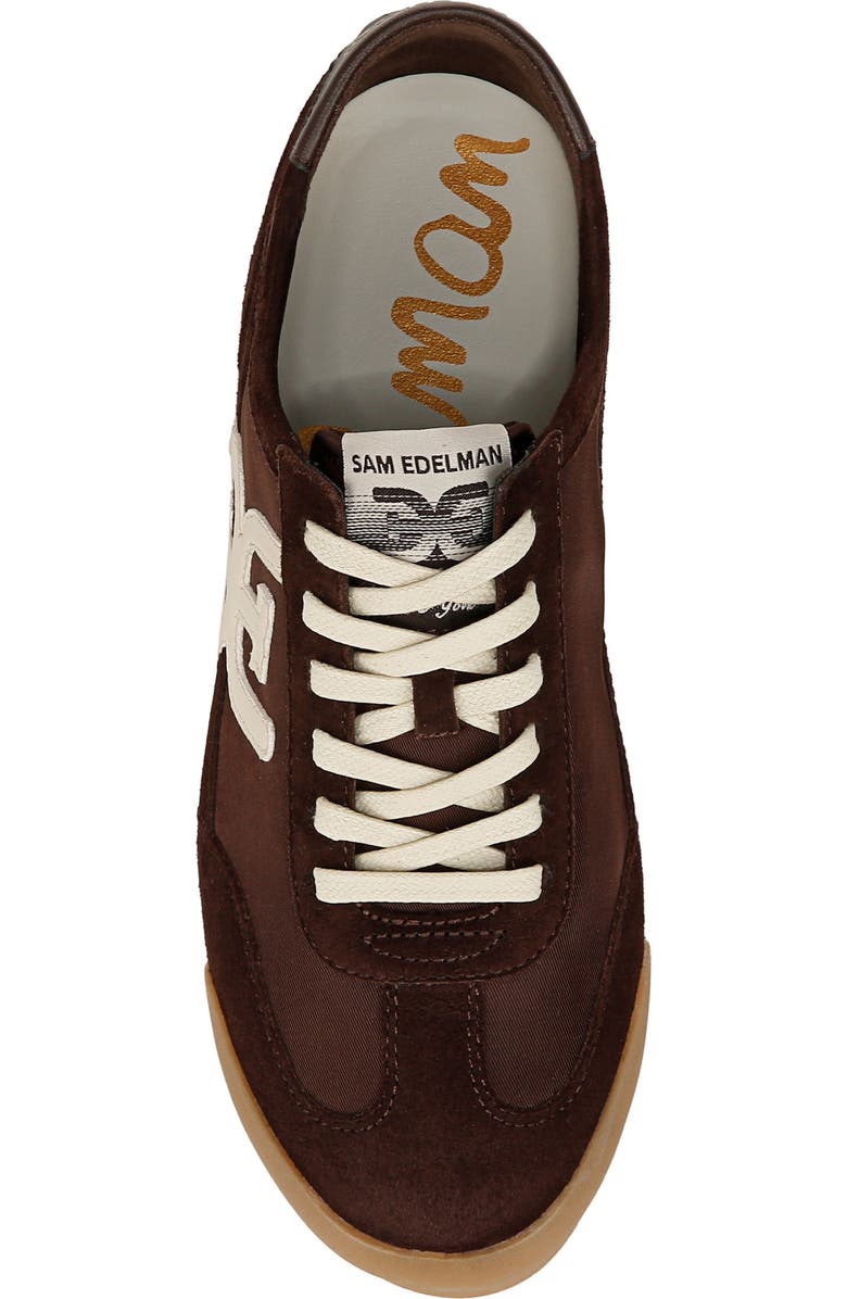 Sam Edelman Ivey Sneaker, Alternate, color, Cafe Noir/Antique Wh