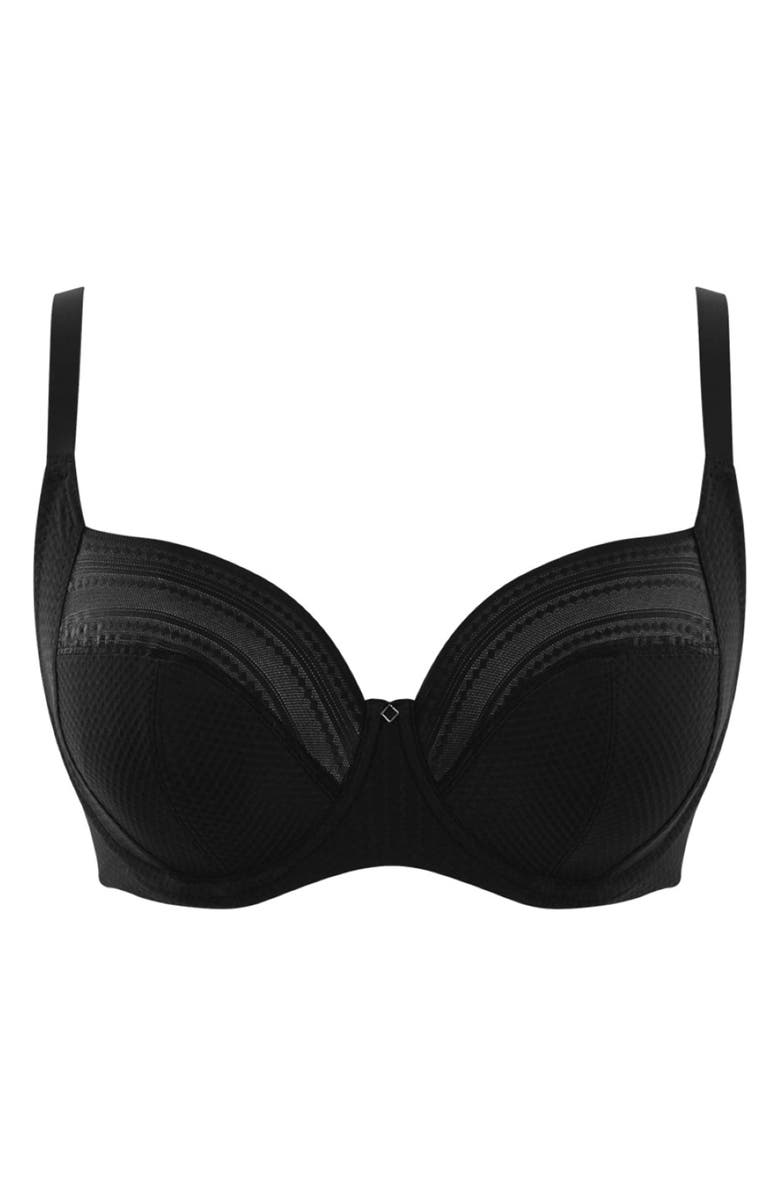 Panache Serene Underwire Stretch Side Support Bra, Alternate, color, Noir