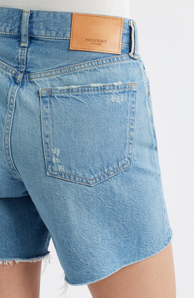 Harbeson High Waist Cutoff Denim Shorts