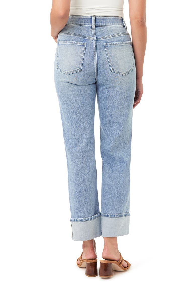 The Polished Casual Cuffed Straight Leg Jeans, Alternate, color, SLOANE