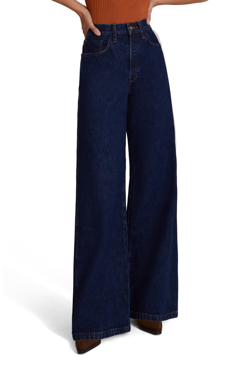 The Masha High Waist Wide Leg Jeans, Main, color, CHASTAIN