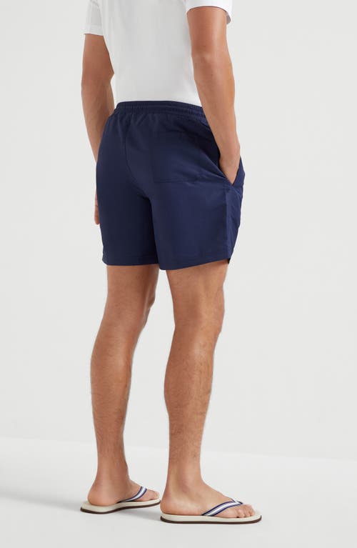 Brunello Cucinelli Swimsuit In Navy Blue