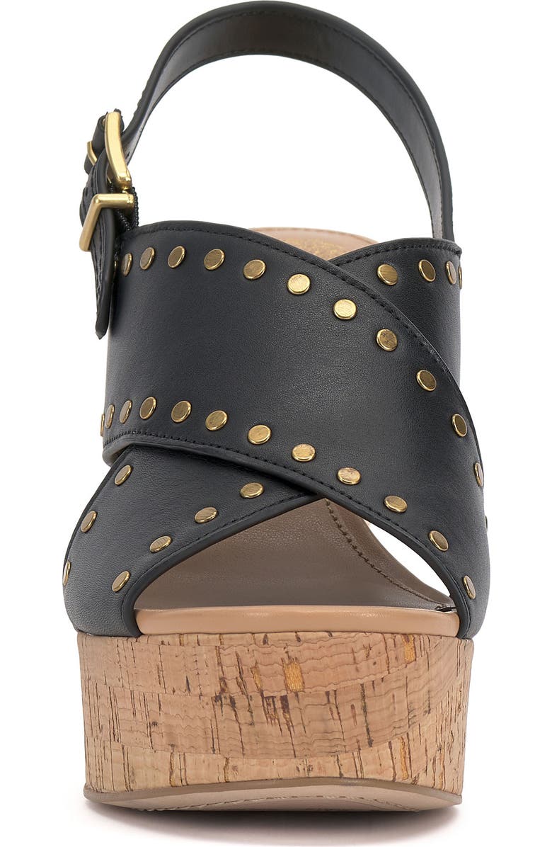Vince Camuto Ellna Platform Wedge Sandal, Alternate, color, Black