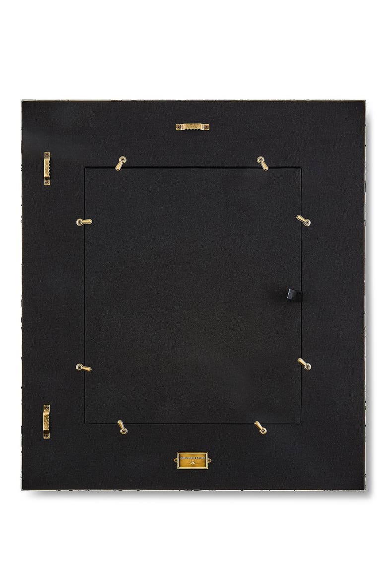 Mocha Check Enamel Wall Mirror, Alternate, color, MOCHA
